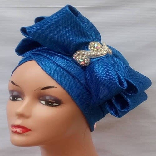Bow Turban - Blue