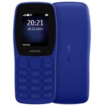 105 Ae- 4MB ROM - 4MB RAM -Dual Sim - Blue