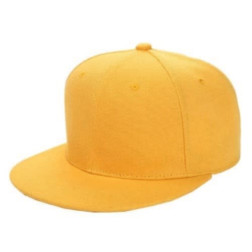 Plain Face Cap - Yellow