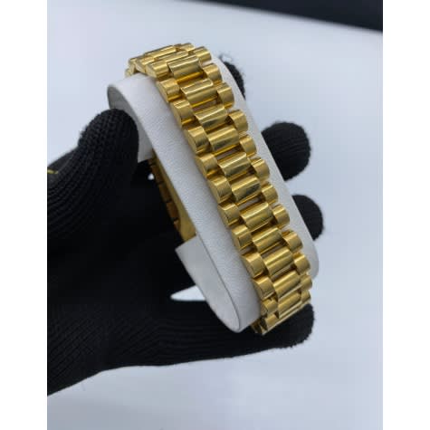 Stainless Steel Gold Men’s Bracelet Link