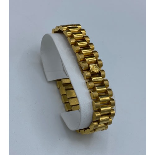 Stainless Steel Gold Men’s Bracelet Link