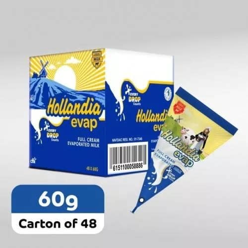 Evaporated Full Cream Milk 60g- x24