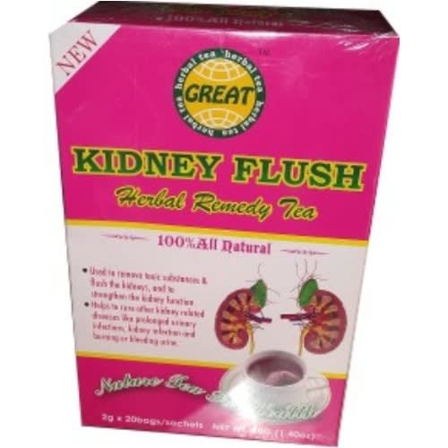 Kidney Flush Herbal Remedy Tea X20teabags