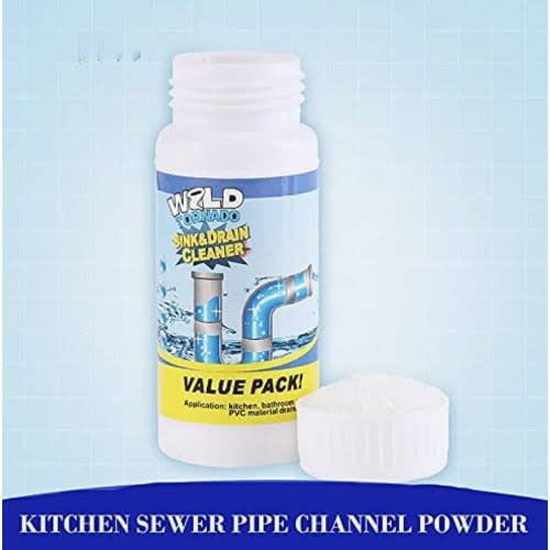 Powerful Sink & Drain Cleaner Kitchen Sewer Pipe Channel Cleaning Powder