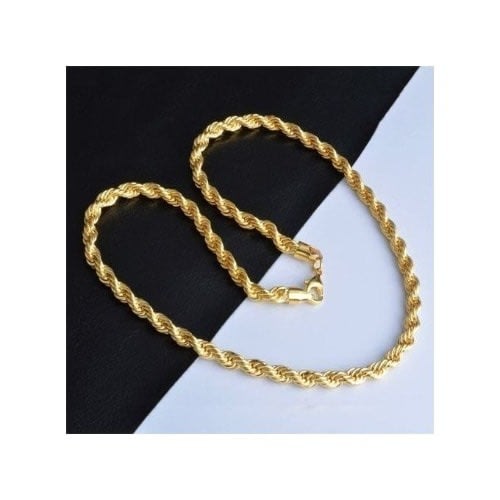 Fashion Front Men's Gold Necklace