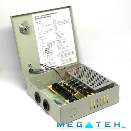 4 Way Cctv Power Supply Box