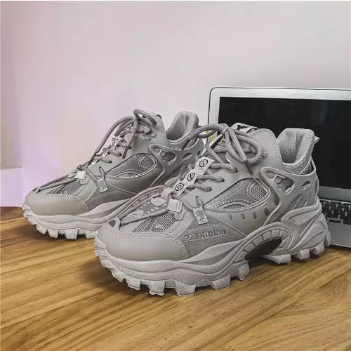 Grey Fashion Sneakers