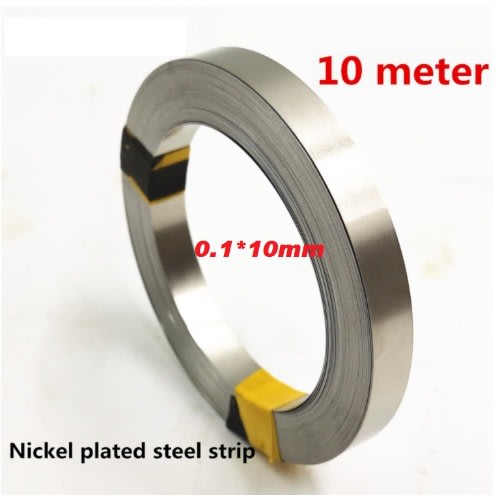 Li-ion Lithium Battery Connecting Nickel-plated Strip 0.1x10