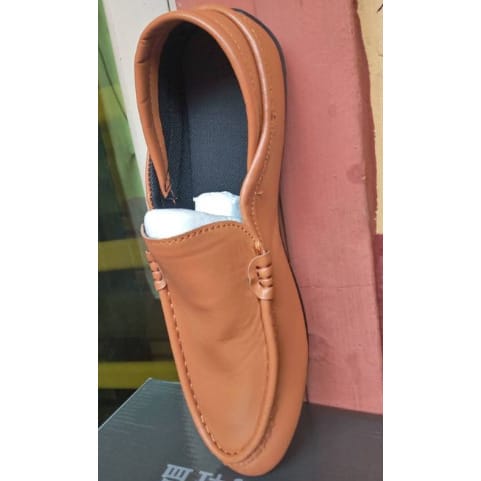 Men's Flat Shoes - Brown