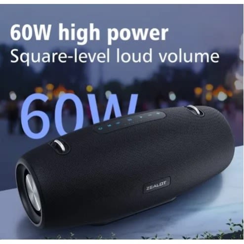 Zealot S67 Wireless Bluetooth Speaker - 60W - 14400mAh