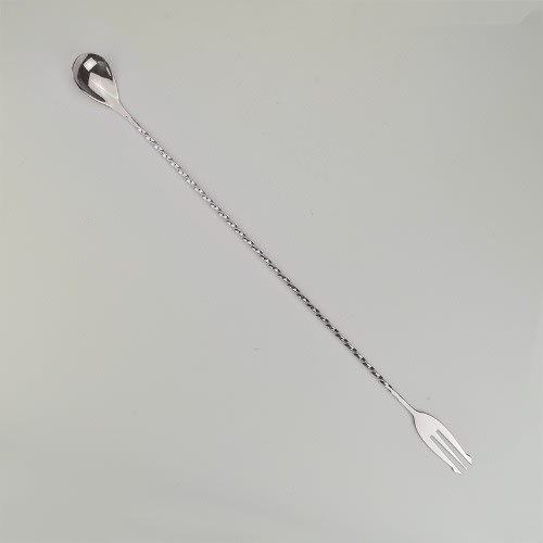 Cocktail Bar Spoons Fashion Swizzle Stainless Steel Nails