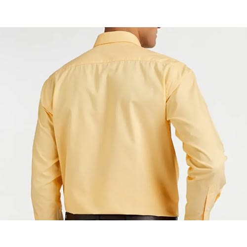 Men's Formal Shirt  -  Light Yellow
