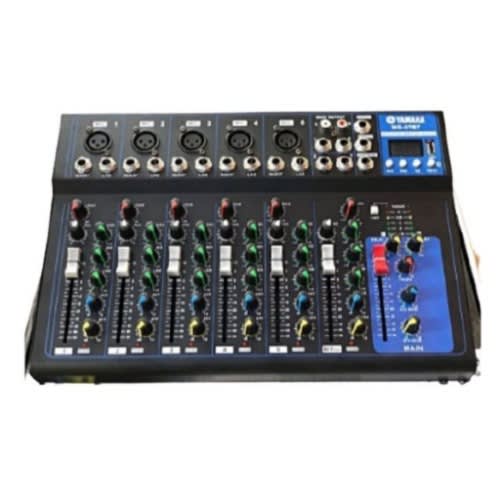 7 Channel Mixer With Bluetooth Usb Effect Phantom Power