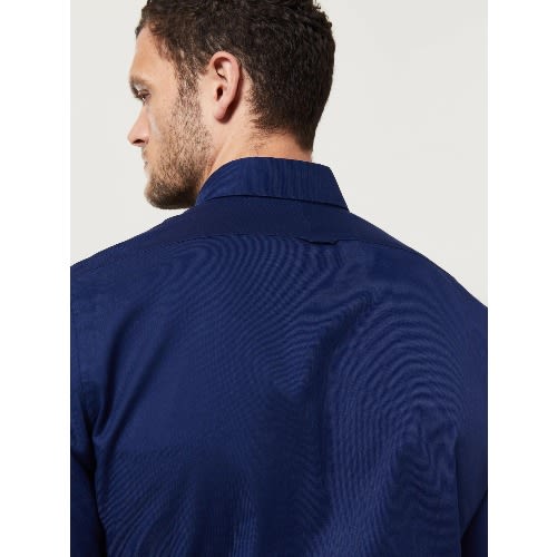 Oxford Selvedge Slim Fit Navy & Teal Shirt