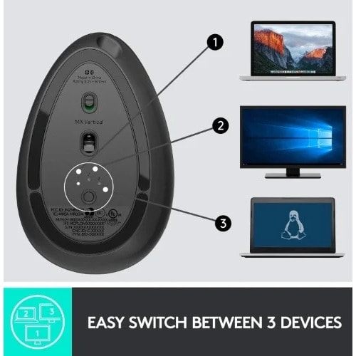 Mx Vertical Wireless Mouse