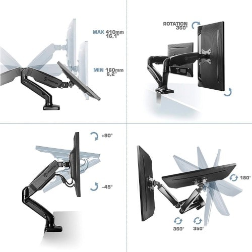 Dual Arm Monitor Mount - 2X13-27" - G160