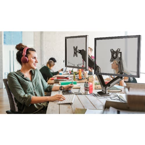 Dual Arm Monitor Mount - 2X13-27" - G160