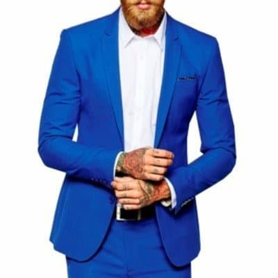 Men's Smart Fit Suit - Royal Blue