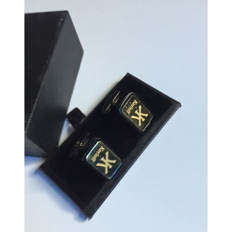 Men's Piece Cuff Links - Black