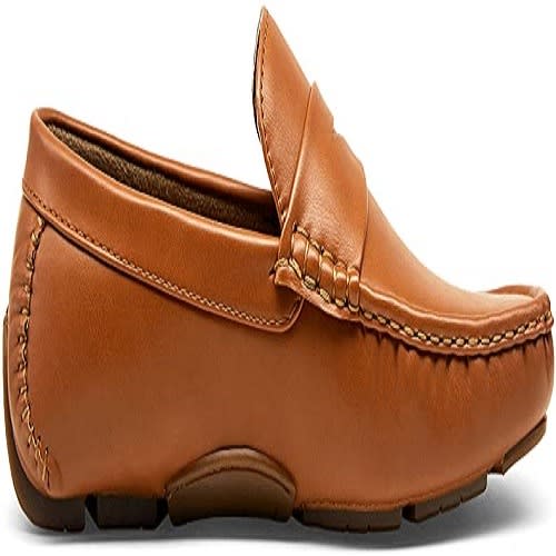 Brown Plane Flat Shoe