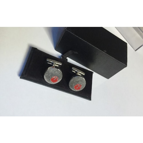 Men's Steel Cuff Links - Silver