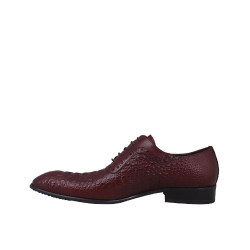 Crock Detailed Dapper Leather Shoe - Brown - MSH-3821