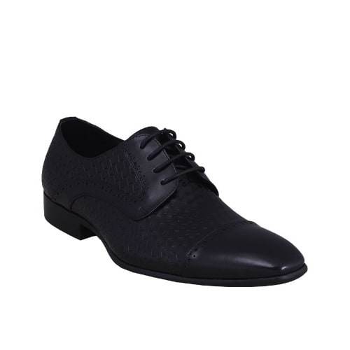 Lace-up Leather - Black - MSH-3828