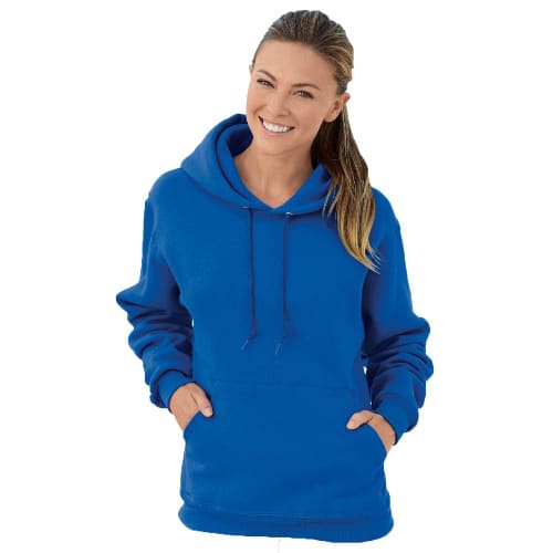 Women's Plain Blue Hoody Sweatshirt