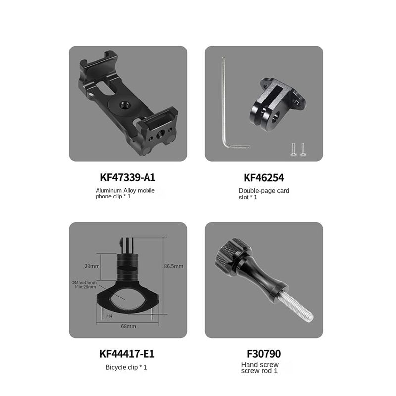 Universal Mobile Phone Stand Holder Clip Cold Hot Shoe Mount Tripod Adapter for GoPro- Smartphone Vlog Style 2