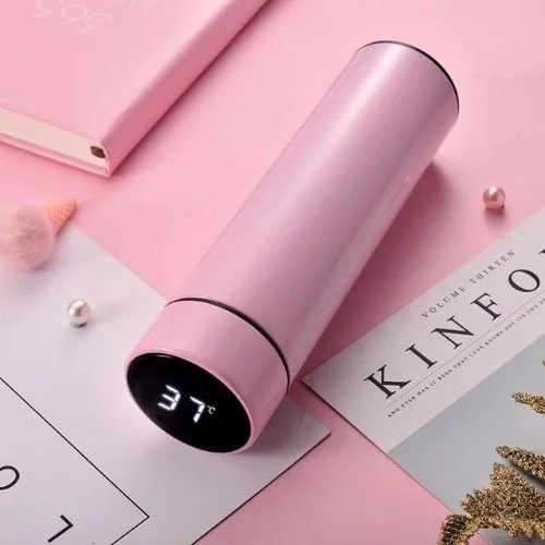 Temperature Vacuum Flask - Pink - 500ml