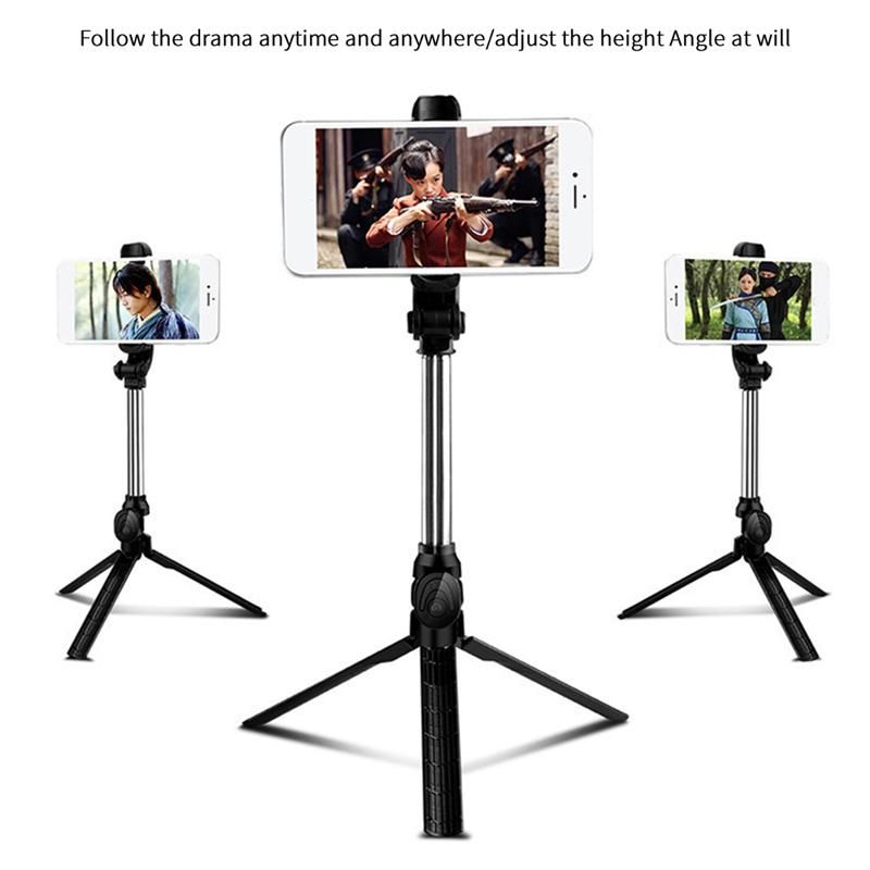 Tripod Bluetooth Remote Controller Hand-held Selfie Stick