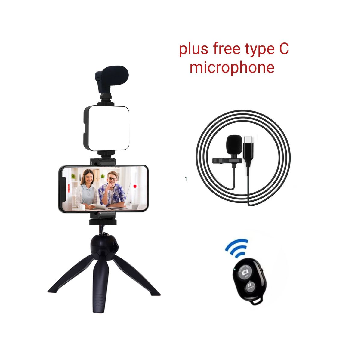 Video Making Kit For Vloggers With Remote Control