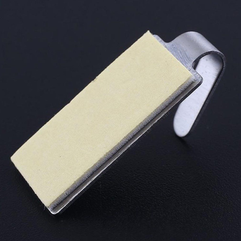 6pcs Adhesive Stainless Steel Bathroom Wall Hanger Stick Robe Towel