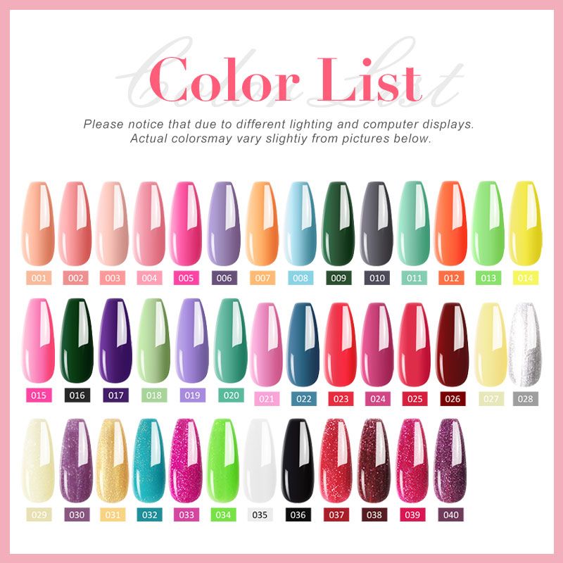 Nail Varnish Nail Art Kit With Top Coat Base Coat