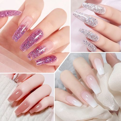 Nail Varnish Nail Art Kit With Top Coat Base Coat