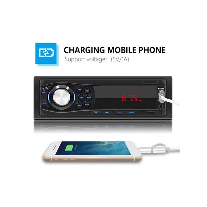 New Product 12V Universal Car Bluetooth Mp3 Player Supports TF Card U Disk FM Car Radio