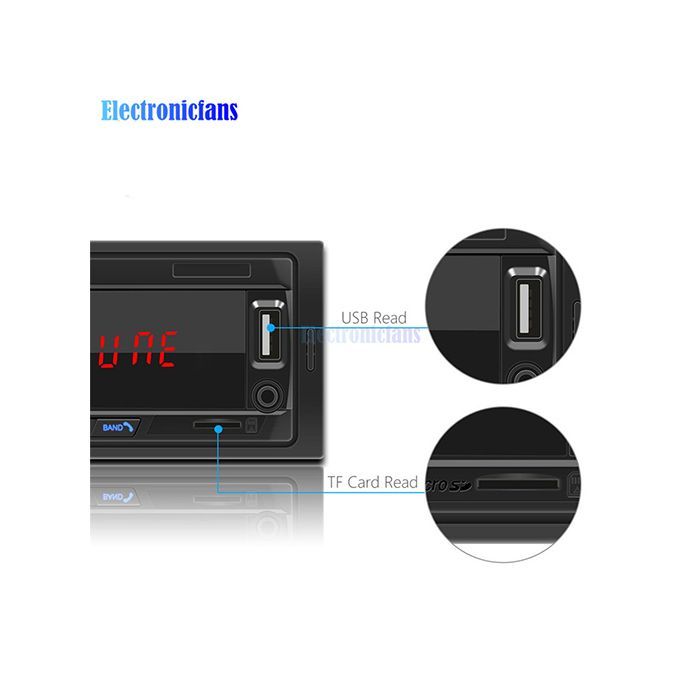 New Product 12V Universal Car Bluetooth Mp3 Player Supports TF Card U Disk FM Car Radio