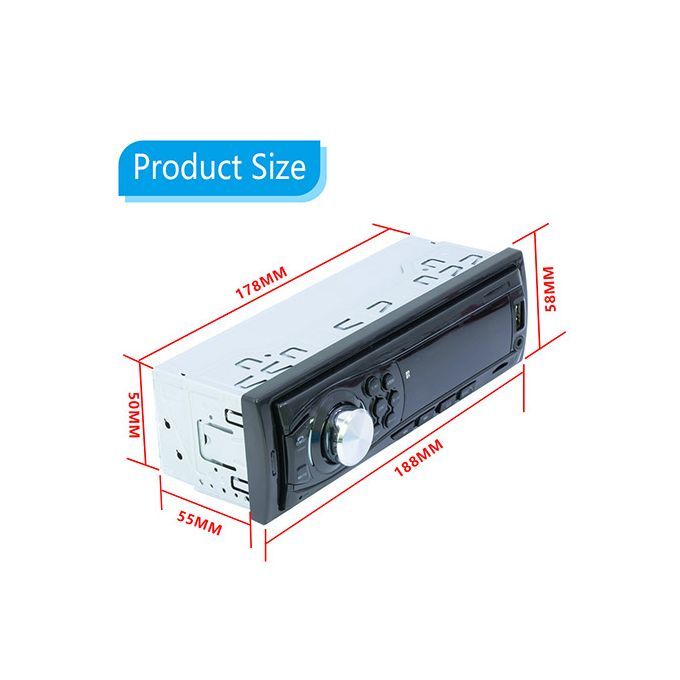New Product 12V Universal Car Bluetooth Mp3 Player Supports TF Card U Disk FM Car Radio