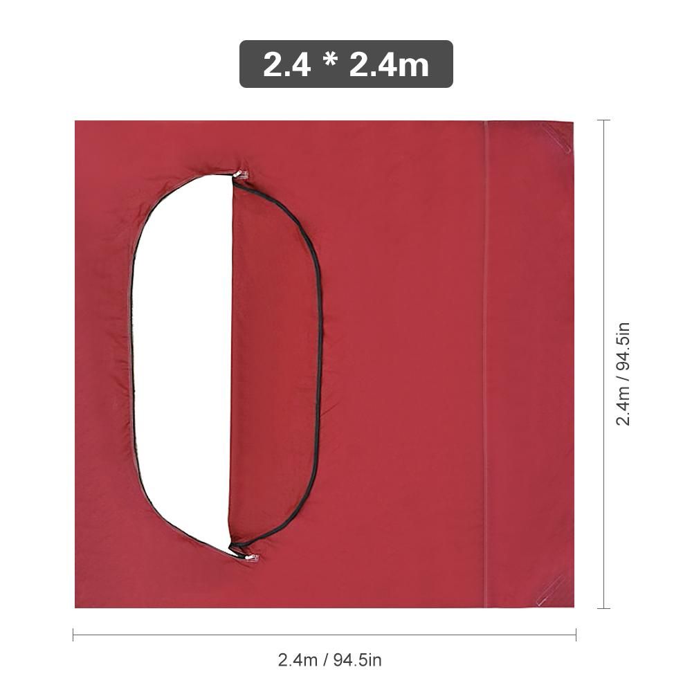 Waterproof Tent Mat Camping Mat Ice Fishing Mat for Fishing Camping Backpacking Hiking
