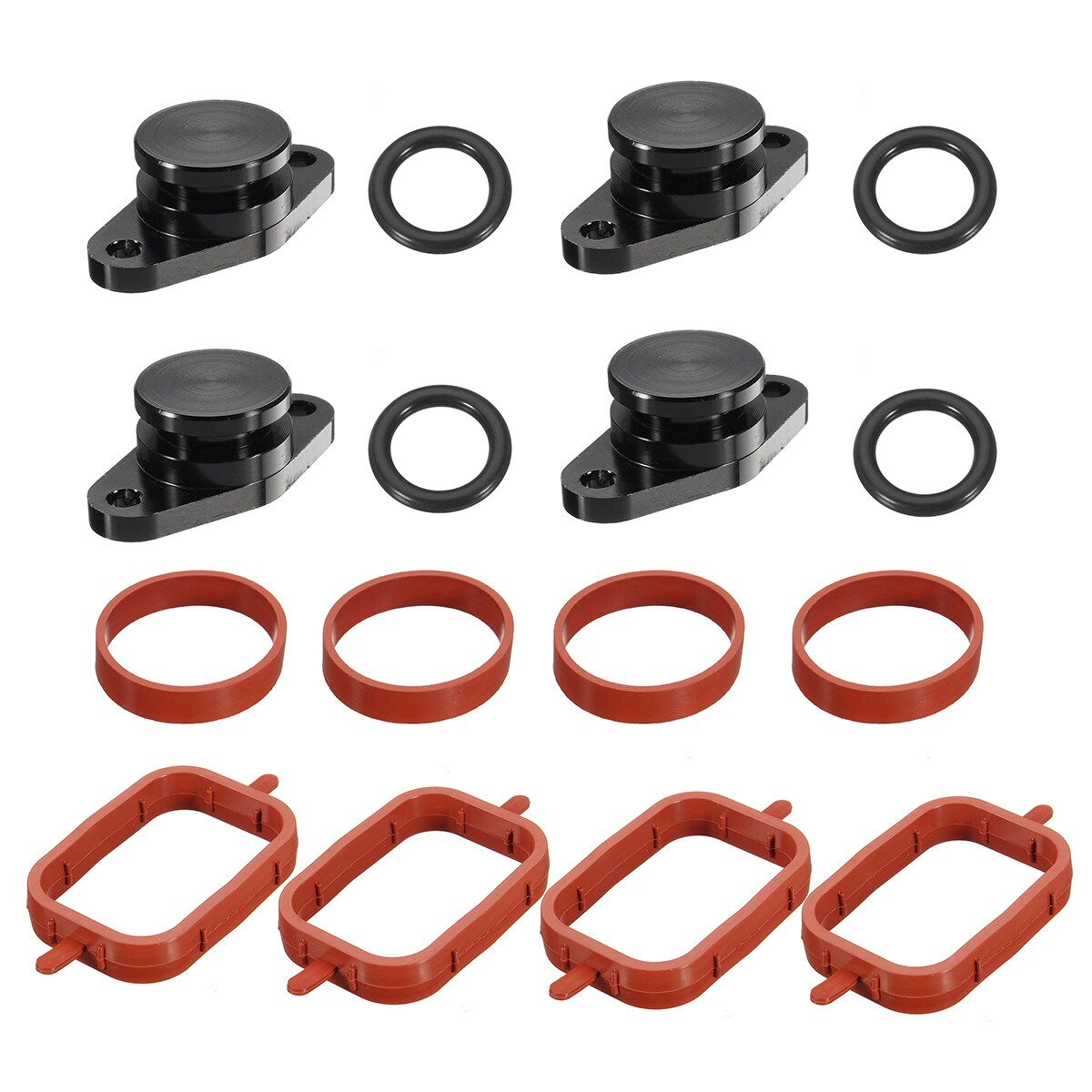 4X 22mm Swirl Flap Removal Blanks Gasket For BMW