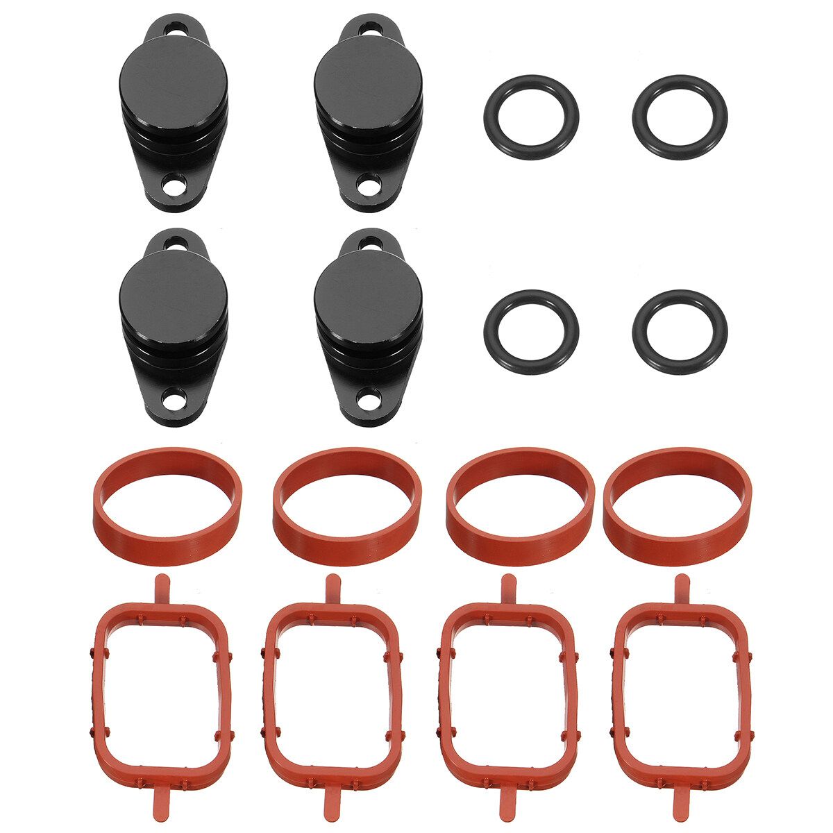 4X 22mm Swirl Flap Removal Blanks Gasket For BMW