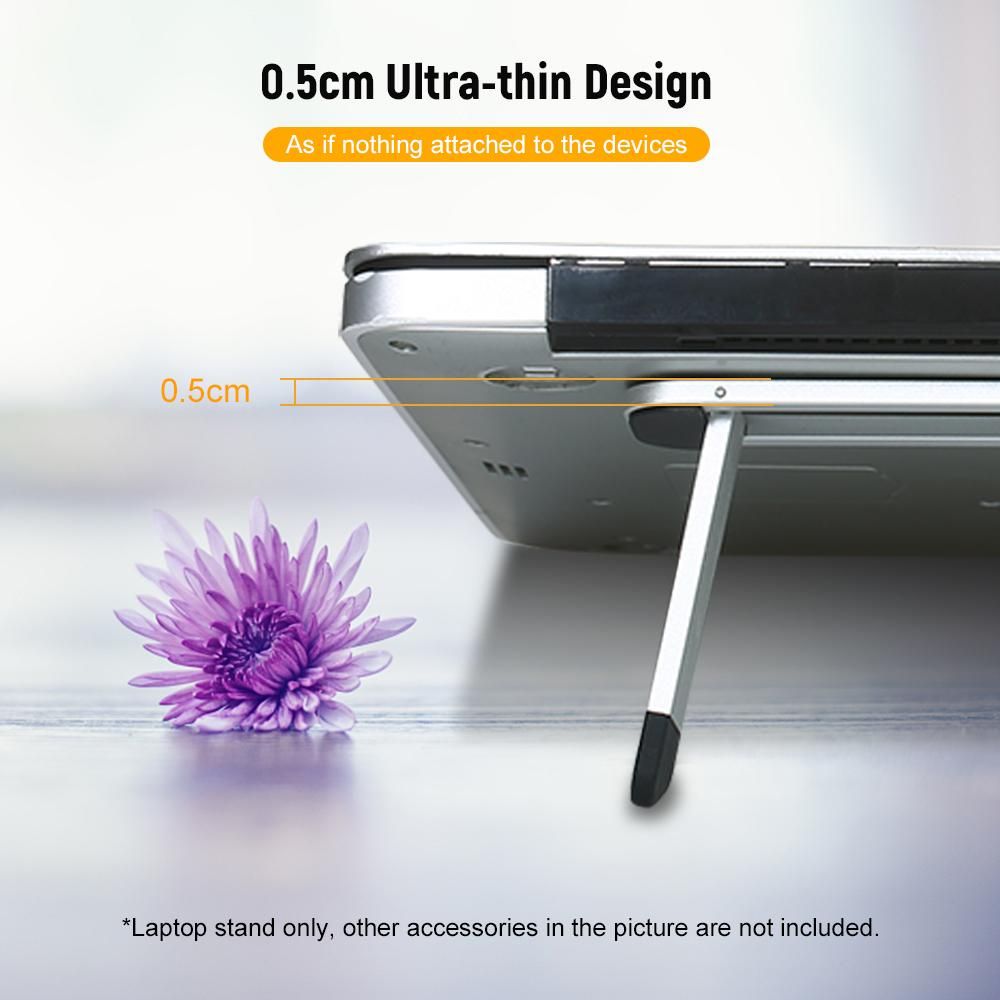 Laptop Stand Holder Riser Foldable Ventilated Aluminium Alloy Laptops Support for Laptop Computer Tablet