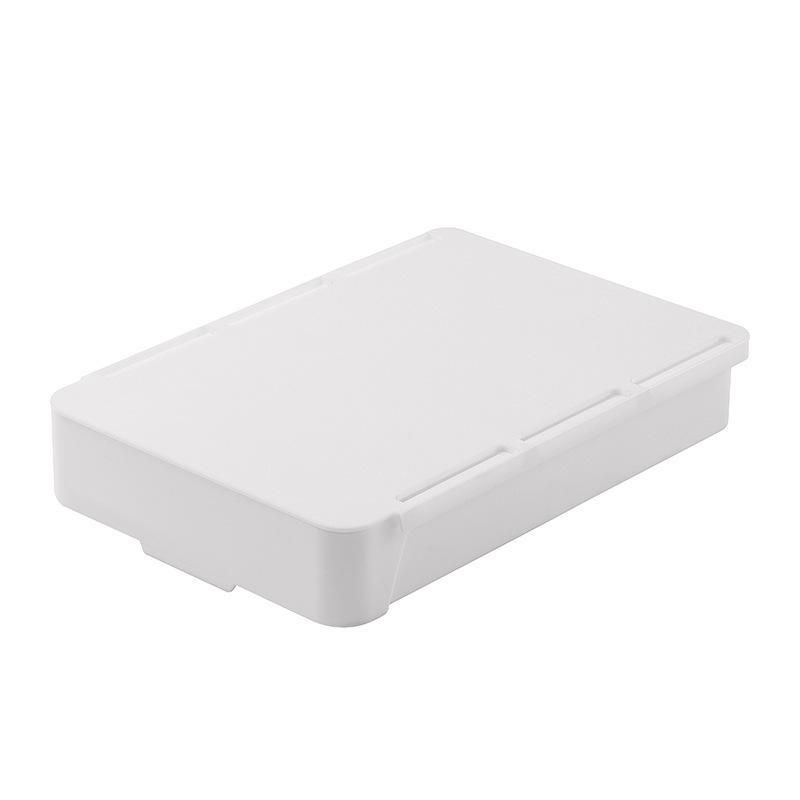 S Stick Table Storage Drawer Organizer Box Pencil Tray Desk  Under Desk Stand S-adhesive under-drawer Storage Box