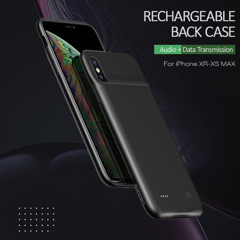 Case For Iphone X Xr Xs Xs Max 4000mah External Charger