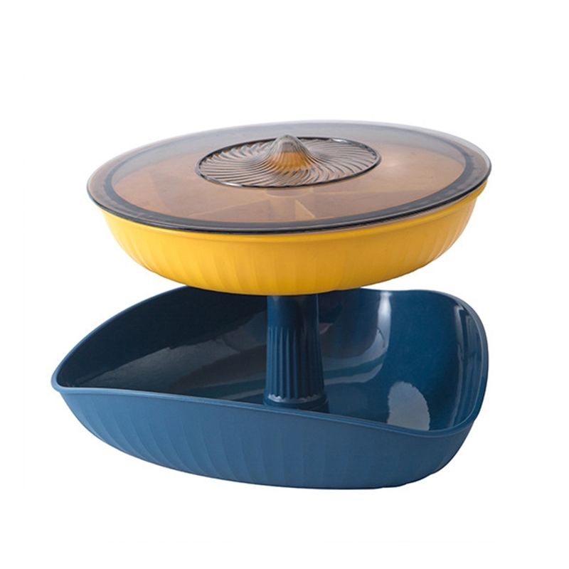Candy Plate, Specification:   Double Layer 1  (Royal Blue )