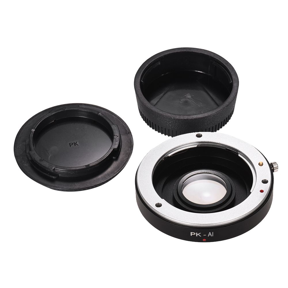 PK-AI Lens Mount Adapter Ring With Optical Glass For Pentax