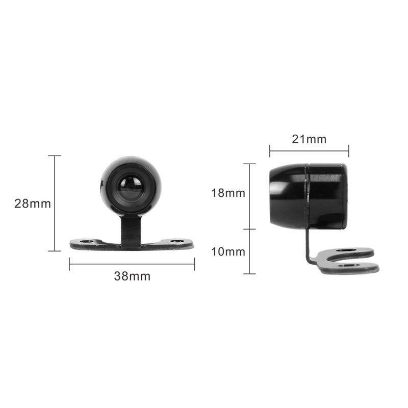 VSYS C6L Motorcycle Cam DVR Camera Recorder With Dual Waterproof Lens Black Box