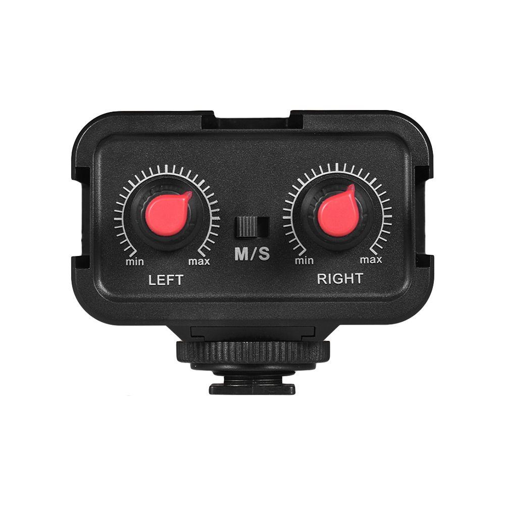 WS-VS Dual-Channel Microphone Audio Mixer Adapter &