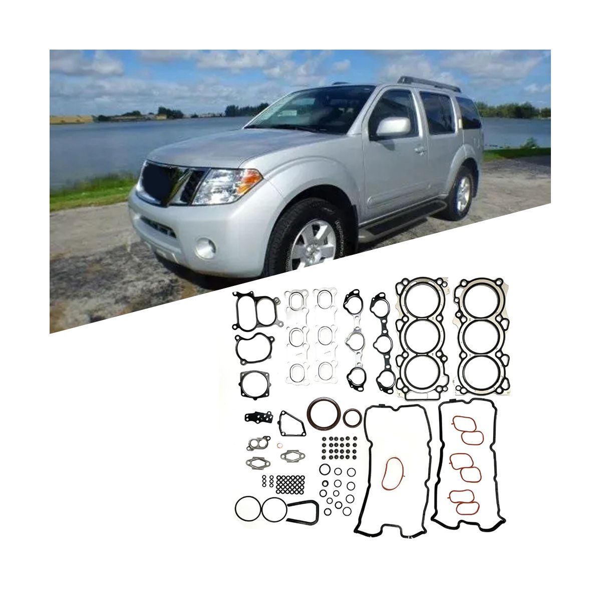 Engine Full Gasket Kit for Nissan VQ40DE Pathfinder (R51) Hardbody