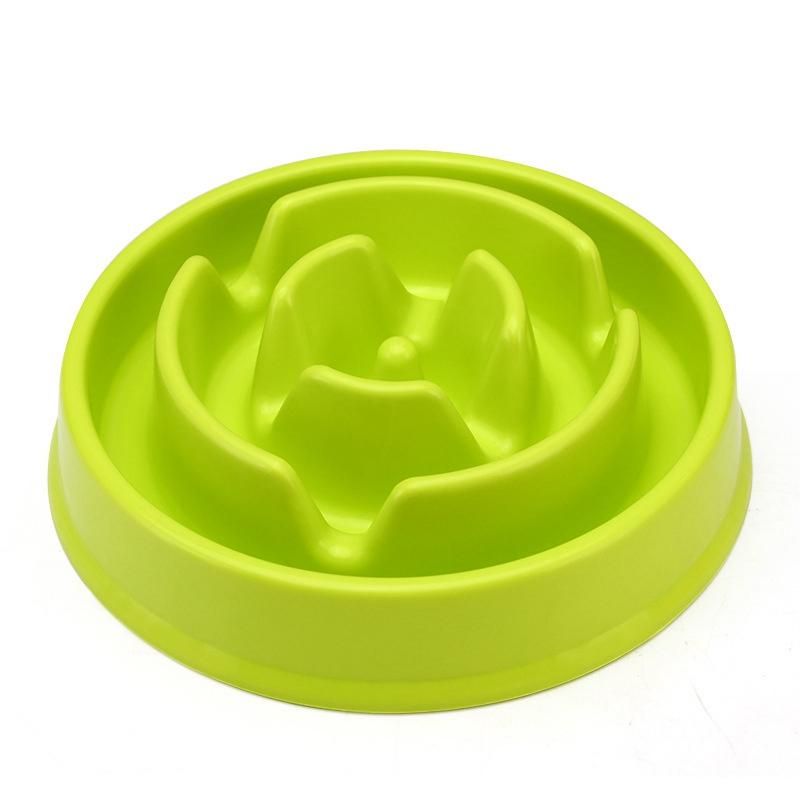 Green Pet Dogs Prevent Choking Dog Feeder Slow Food Pet